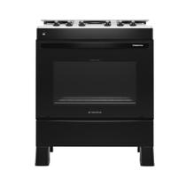 Fogão 5 Bocas A Gás Com Tampa Premium Plus Realce CR229 Preto Bivolt
