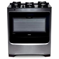 Fogão 5 Bocas a Gás Consul Com Mesa de Vidro Inox Bivolt