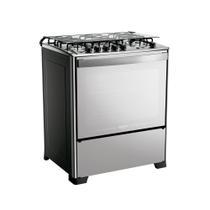 Fogão 5 Bocas a Gás Dako Magister Style com Tripla Chama e Forno 100L Inox Espelhado Bivolt