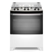 Fogão 5 Bocas à Gás Electrolux FE5IW Acendimento Automático Mesa de Inox PerfectCook Branco Bivolt Fogão 5 Bocas à Gás Electrolux FE5IW Acendimento Automático Mesa de Inox PerfectCook Branco Bivolt