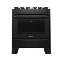 Fogão 5 Bocas A Gás/elétrico Com Airfryer Alpro 450 Realce CR233 Preto 110V Fogão 5 Bocas A Gás/elétrico Com Airfryer Alpro 450 Realce CR233 Preto 110V
