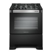 Fogão 5 Bocas à Gás Mueller Decorato Vetro G3 Acendimento Automático Mesa em Vidro Preto Bivolt