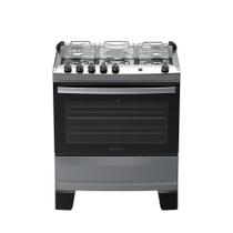 Fogão 5 Bocas Atlas Agile Up Automático Mesa Inox Titanium Bivolt Fogão 5 Bocas Atlas Agile Up Automático Mesa Inox Titanium Bivolt