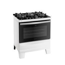 Fogão 5 Bocas Atlas Agile Up Glass com Mesa de Vidro Bivolt Branco