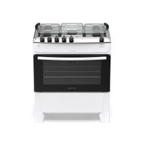 Fogão 5 Bocas Atlas Automático Milão Top Mesa de Inox Branco