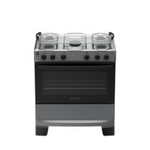 Fogão 5 bocas Atlas Mônaco Plus Automático Mesa Inox Fogão 5 bocas Atlas Mônaco Plus Automático Mesa Inox
