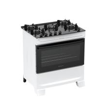 Fogão 5 Bocas Atlas Mônaco Top Glass Mesa de Vidro Bivolt Fogão 5 Bocas Atlas Mônaco Top Glass Mesa de Vidro Bivolt