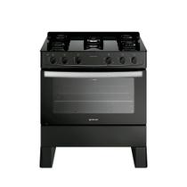 Fogão 5 Bocas Atlas Tropical Glass Mesa de Vidro Bivolt