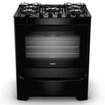 Fogão 5 Bocas Bivolt Com Mesa De Vidro Consul Preto Bivolt