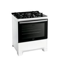 Fogão 5 Bocas Branco com Mesa de Vidro e Tripla Chama Dako Novo Supreme Glass Bivolt Fogão 5 Bocas Branco com Mesa de Vidro e Tripla Chama Dako Novo Supreme Glass Bivolt