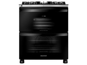 Fogão 5 Bocas Brastemp BFD5LAE Air Fryer com Mesa de Vidro