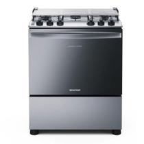 Fogão 5 Bocas Brastemp BFS5NCR Acendimento Automático, Inox
