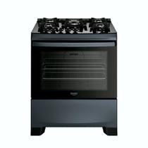 Fogão 5 Bocas Dako de Piso Automático Mesa de Vidro e Timer 100L Supreme Glass