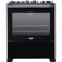 Fogão 5 Bocas Dako Magister Preto com Mesa de Vidro - Bivolt