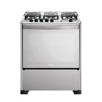 Fogão 5 Bocas Dako Magister Style Espelhado com Mesa Inox Bivolt