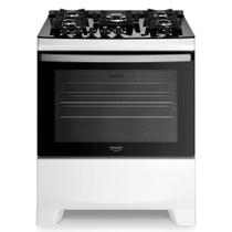 Fogão 5 Bocas Dako Supreme Glass com Mesa de Vidro Temperado, Branco