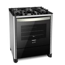 Fogão 5 Bocas de Piso Fischer Tripla Chama Gran Cheff Gás com Dourador Fogão 5 Bocas de Piso Fischer Tripla Chama Gran Cheff Gás com Dourador