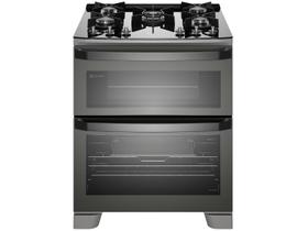 Fogão 5 Bocas Electrolux Cinza Duplo Forno com Timer FE5AD