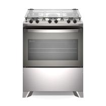 Fogão 5 bocas Electrolux Cinza Efficient Mesa Inox, PerfectCook e VaporBake FE5IG Bivolt Fogão 5 bocas Electrolux Cinza Efficient Mesa Inox, PerfectCook e VaporBake FE5IG Bivolt