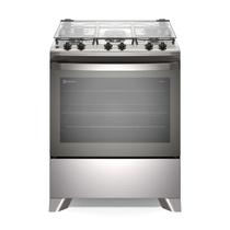 Fogão 5 bocas Electrolux Cinza Efficient Mesa Inox, PerfectCook e VaporBake FE5IG Bivolt Fogão 5 bocas Electrolux Cinza Efficient Mesa Inox, PerfectCook e VaporBake FE5IG Bivolt