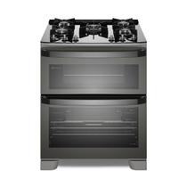 Fogão 5 bocas Electrolux Cinza Expert Função Air Fryer, 2 Fornos, Grill e Timer (FE5AD) Fogão 5 bocas Electrolux Cinza Expert Função Air Fryer, 2 Fornos, Grill e Timer (FE5AD)