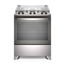 Fogão 5 bocas Electrolux Efficient com Mesa Inox PerfectCook e VaporBake (FE5IC)