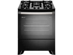 Fogão 5 Bocas Electrolux Preto Mesa de Vidro VaporBake FE5GP Fogão 5 Bocas Electrolux Preto Mesa de Vidro VaporBake FE5GP