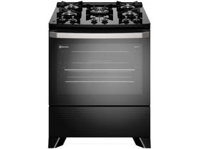 Fogão 5 Bocas Electrolux Preto Mesa de Vidro VaporBake FE5GP