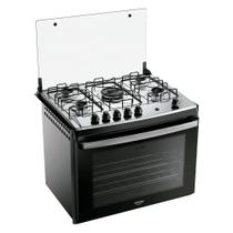 Fogão 5 Bocas Embutir Dako Supreme Mesa de Inox Bivolt