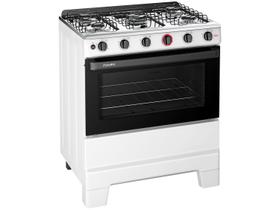 Fogão 5 Bocas Esmaltec Branco Ideal Super BR 5121