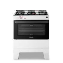 Fogão 5 Bocas Esmaltec Ideal Master Limpa Fácil Branco Inox Bivolt - T5ITB Fogão 5 Bocas Esmaltec Ideal Master Limpa Fácil Branco Inox Bivolt - T5ITB