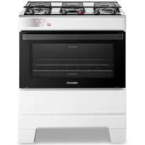 Fogão 5 Bocas Esmaltec Ideal Top Limpa Fácil Branco Inox Bivolt - T5IAB Fogão 5 Bocas Esmaltec Ideal Top Limpa Fácil Branco Inox Bivolt - T5IAB