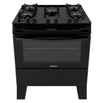 Fogão 5 Bocas Itatiaia Electra Glass Plus Mesa de Vidro