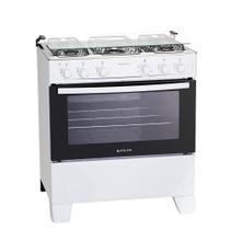 Fogão 5 Bocas Mônaco Plus com Forno Atlas com Acendimento Automático Branco