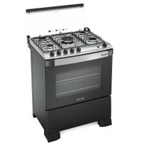 Fogão 5 Bocas Mueller Decorato Automático Bivolt Preto Fosco Fogão 5 Bocas Mueller Decorato Automático Bivolt Preto Fosco