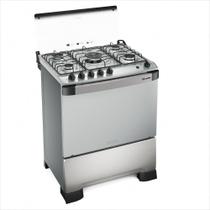 Fogão 5 bocas Mueller Decorato Gourmet Inox com Timer e Tripla Chama-Bivolt