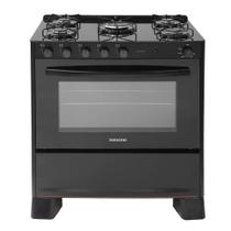 Fogão 5 Bocas Suggar Automático Cook Glass FGVCG510PT Preto