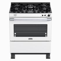 Fogao 5 Bocas Venax Gaudi Vetro Vitreo Branco Gas Glp