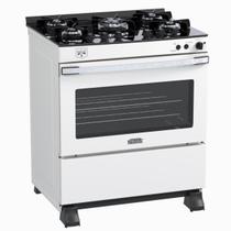 Fogao 5 Bocas Venax Gaudi Vetro Vitreo Branco Gas Glp