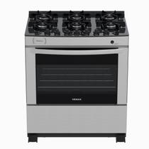 Fogao 6 Bocas Venax Delplus Vitreo Bl Inox Gas Glp