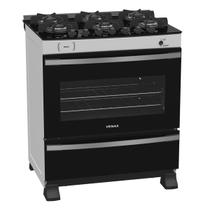 Fogao 6 Bocas Venax Maxi Vitreo Branco Gas Glp