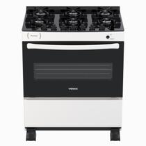 Fogao 6 Bocas Venax Picasso Vitreo Branco Gas Glp