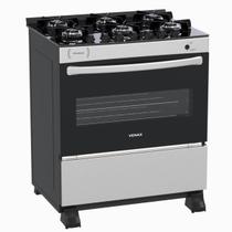 Fogao 6 Bocas Venax Picasso Vitreo Inox Gas Glp