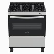 Fogao 6 Bocas Venax Picasso Vitreo Inox Gas Glp