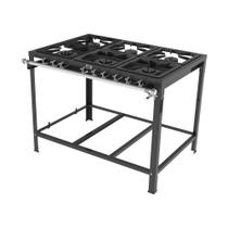Fogao 6 Queimadores 3 Simples 3 Duplos Pmsd-63 S/forno - Progas