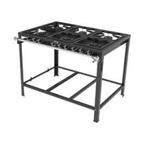 Fogao 6 Queimadores 3 Simples 3 Duplos Pmsd-63 S/forno - Progas
