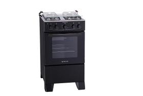 Fogão a Gás 4 Bocas Atlas Mônaco Plus Acendimento Automático Bivolt e Forno Limpa Fácil 50l - Preto
