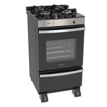 Fogao a Gas 4 Bocas Venax Maxi Vitreo Inox