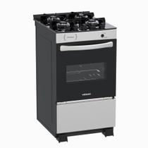 Fogao a Gas 4 Bocas Venax Picasso Vitreo Inox Fogao a Gas 4 Bocas Venax Picasso Vitreo Inox