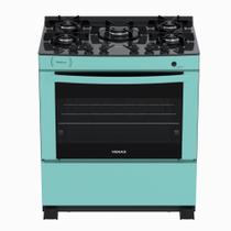 Fogao a Gas 5 Bocas Venax Delplus Vitreo BL Verde Fogao a Gas 5 Bocas Venax Delplus Vitreo BL Verde